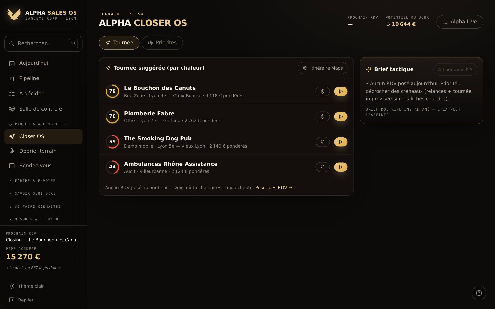 Alpha Sales OS — Le Closer OS